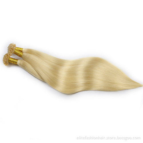 U Tip Hair Wholesale Raw Indian Kinky Curly Itip Keratin Bonds Flat U Remy Human Hair Extensions Micro Links Microlink